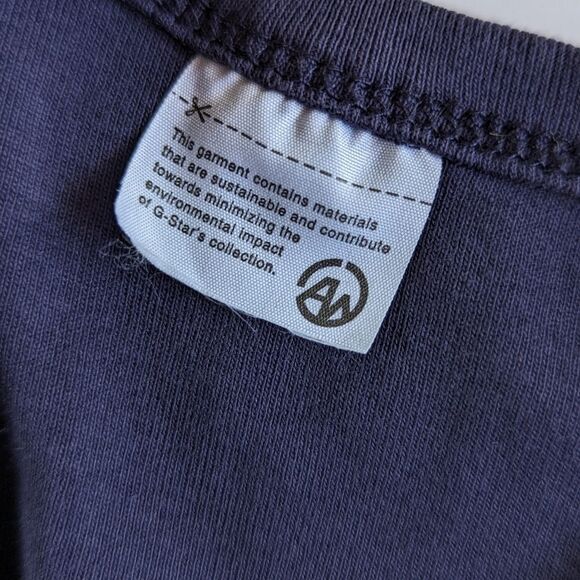 G-star Raw Women's Sleeveless Cotton Logo Tank Tops Sz S in Navy and White - Picture 12 of 16